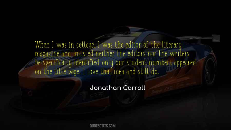 Jonathan Carroll Quotes #740320