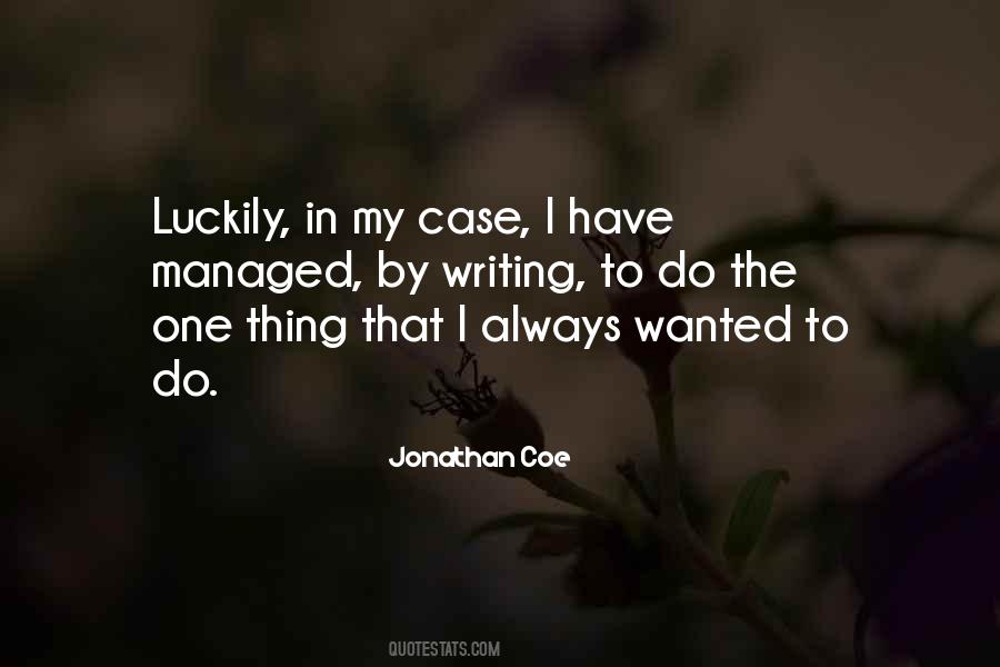 Jonathan Coe Quotes #1327435