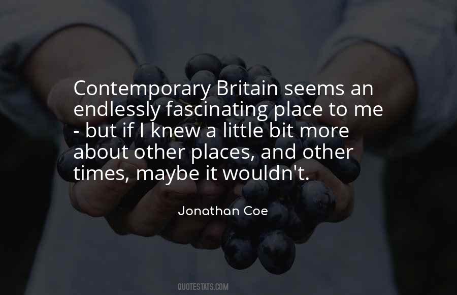Jonathan Coe Quotes #989529