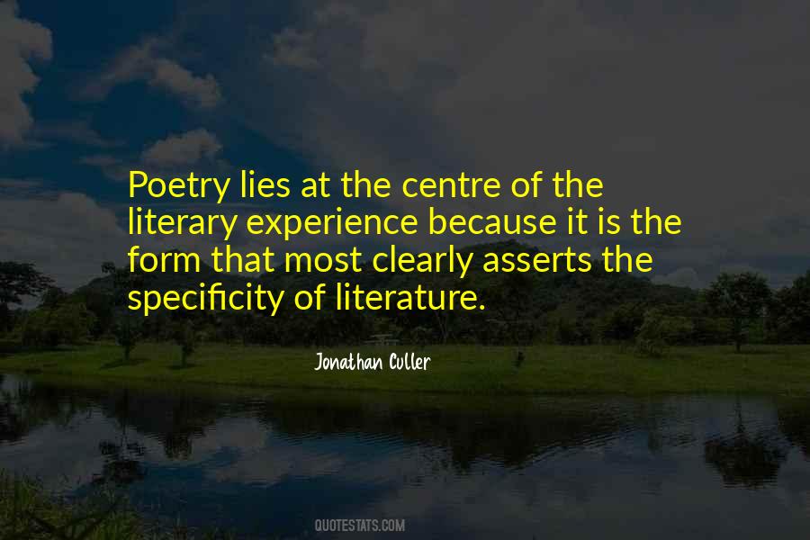 Jonathan Culler Quotes #913124