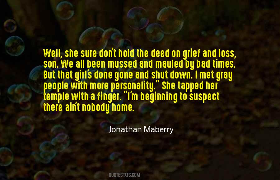 Jonathan Maberry Quotes #260800