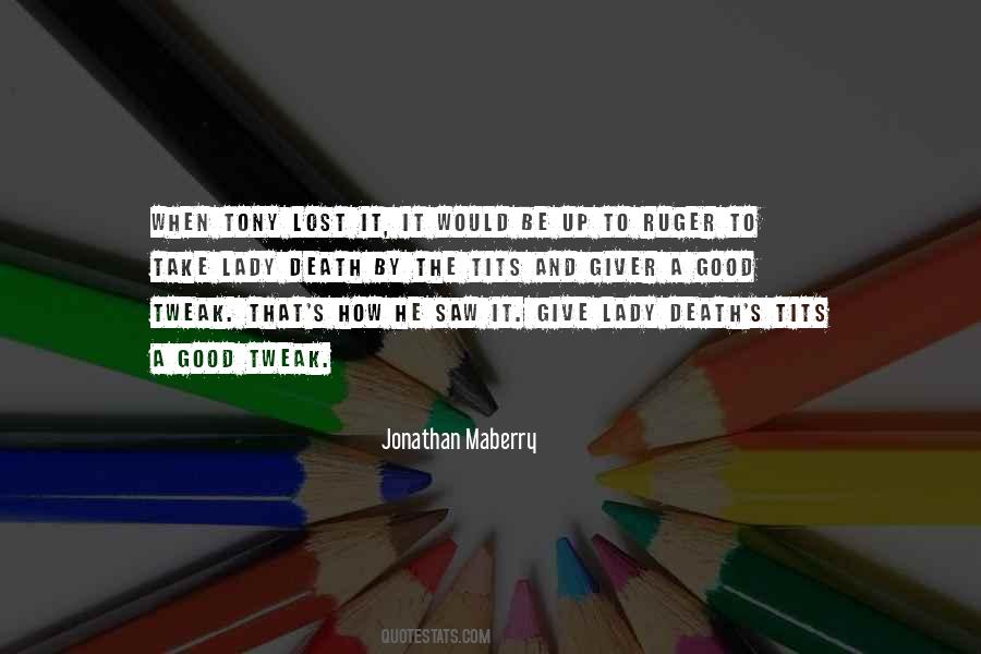 Jonathan Maberry Quotes #41359