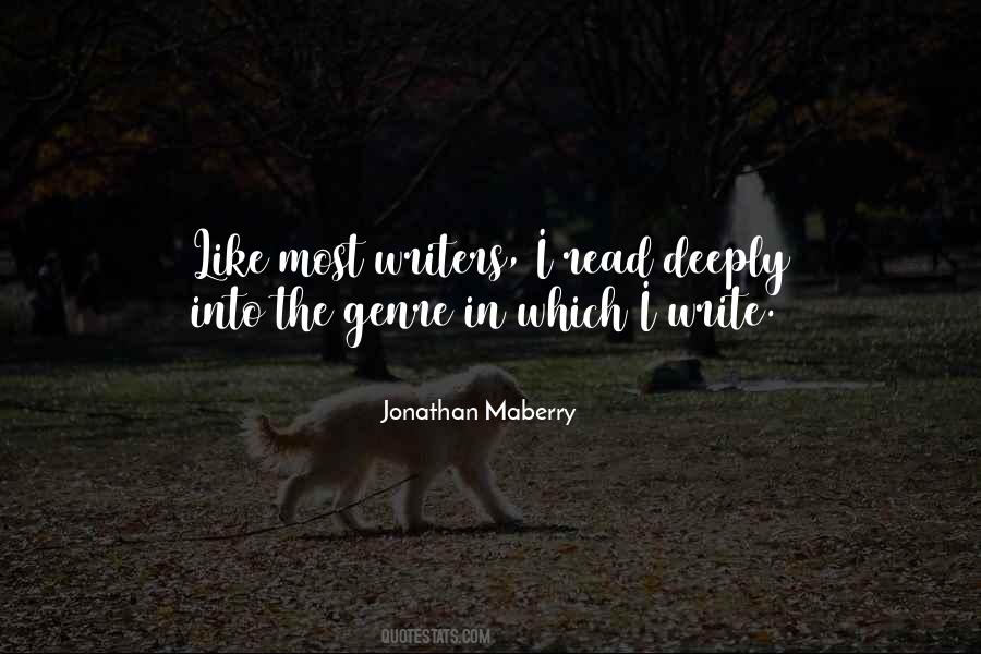 Jonathan Maberry Quotes #87965