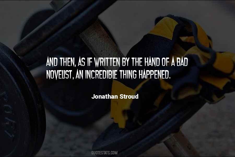 Jonathan Stroud Quotes #52507