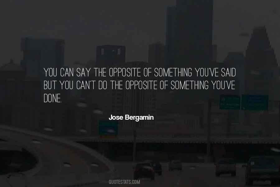 Jose Bergamin Quotes #1424032