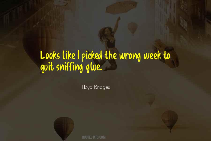 Quotes About Sniffing Glue #1149304
