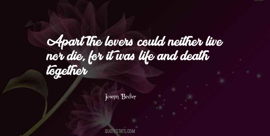 Joseph Bedier Quotes #181140