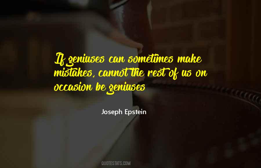 Joseph Epstein Quotes #1105609