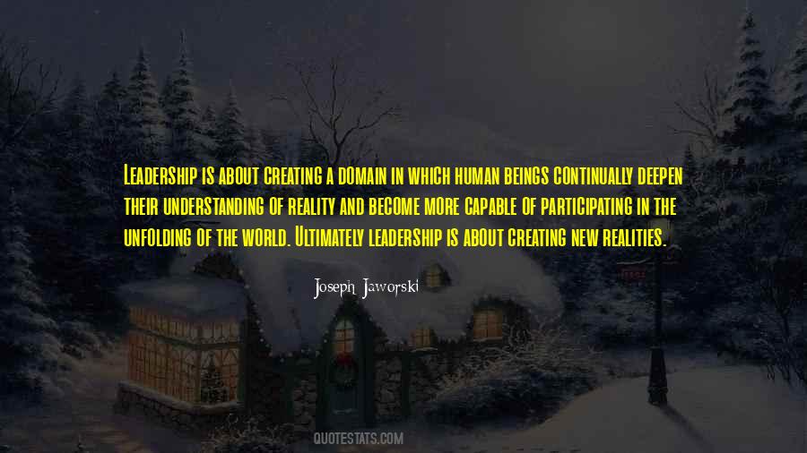 Joseph Jaworski Quotes #1418892