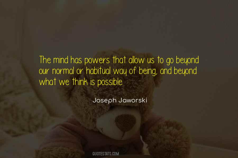 Joseph Jaworski Quotes #371782