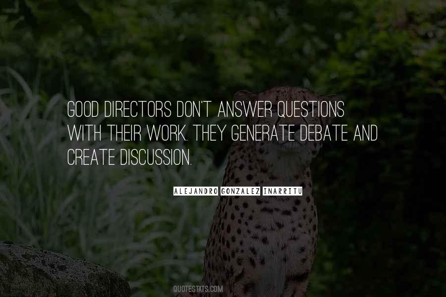 Quotes About Good Directors #163866