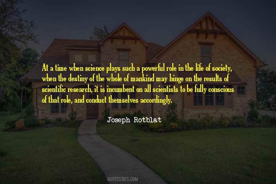 Joseph Rotblat Quotes #1085516