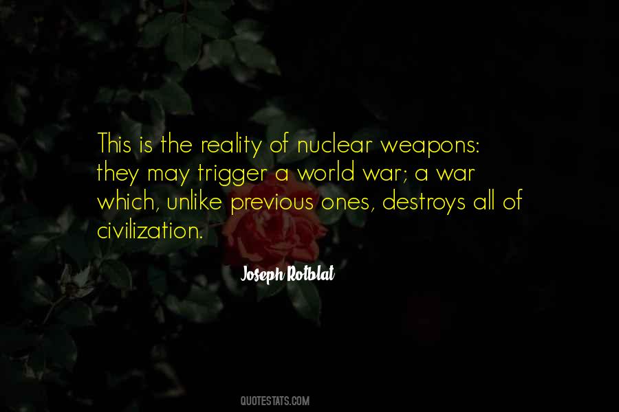 Joseph Rotblat Quotes #1659198