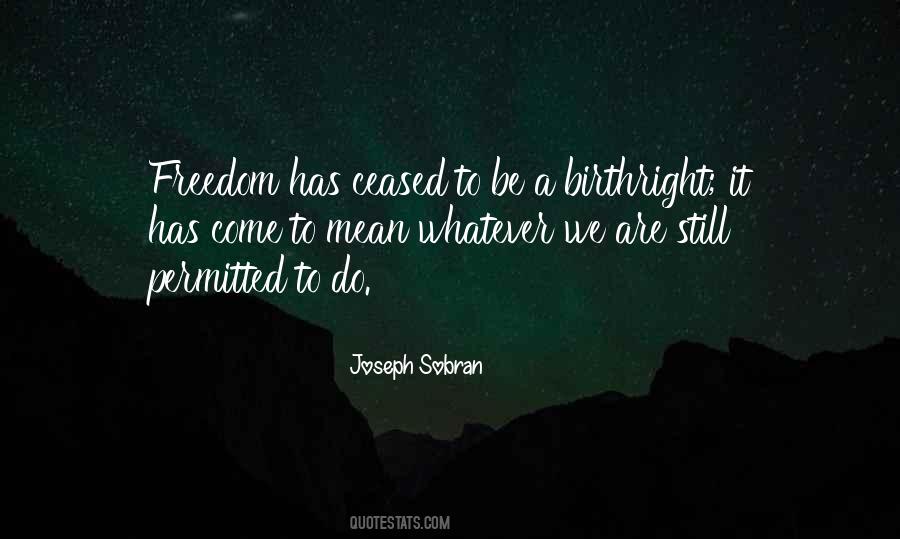 Joseph Sobran Quotes #291304