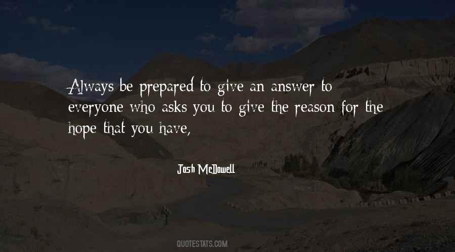 Josh Mcdowell Quotes #881573