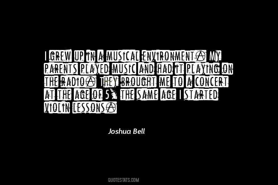 Joshua Bell Quotes #428908