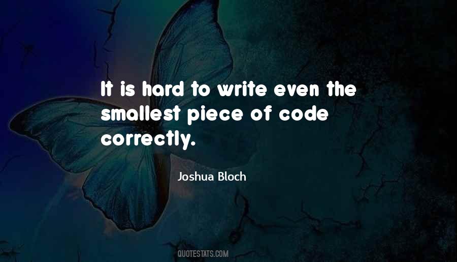 Joshua Bloch Quotes #1394169