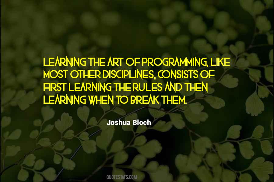 Joshua Bloch Quotes #946360