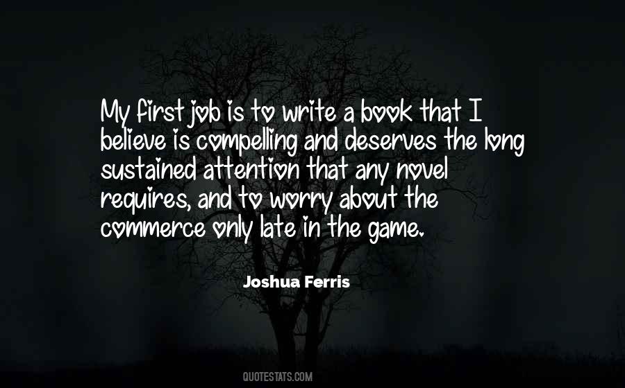 Joshua Ferris Quotes #1843263