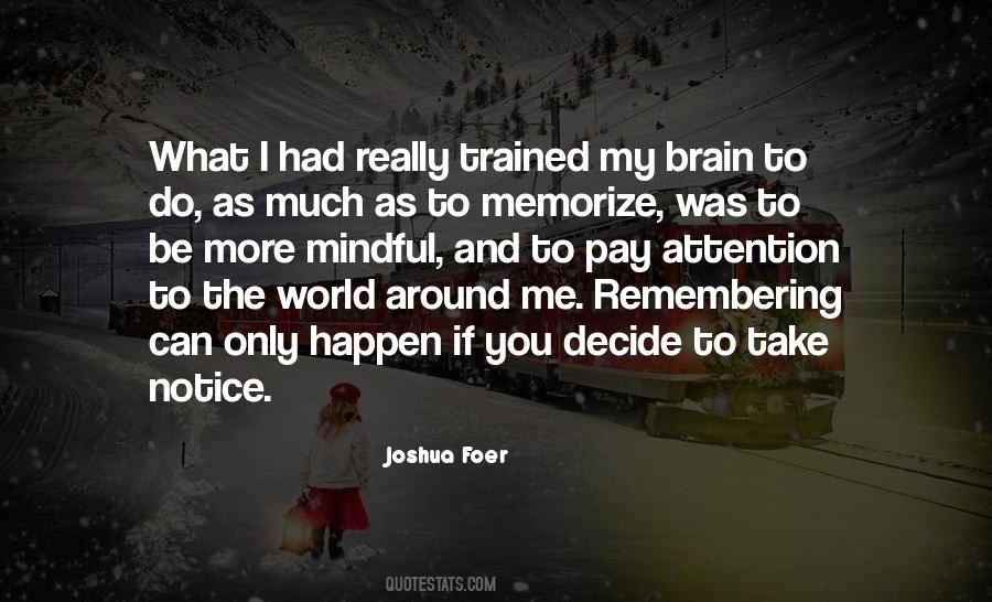 Joshua Foer Quotes #1373859