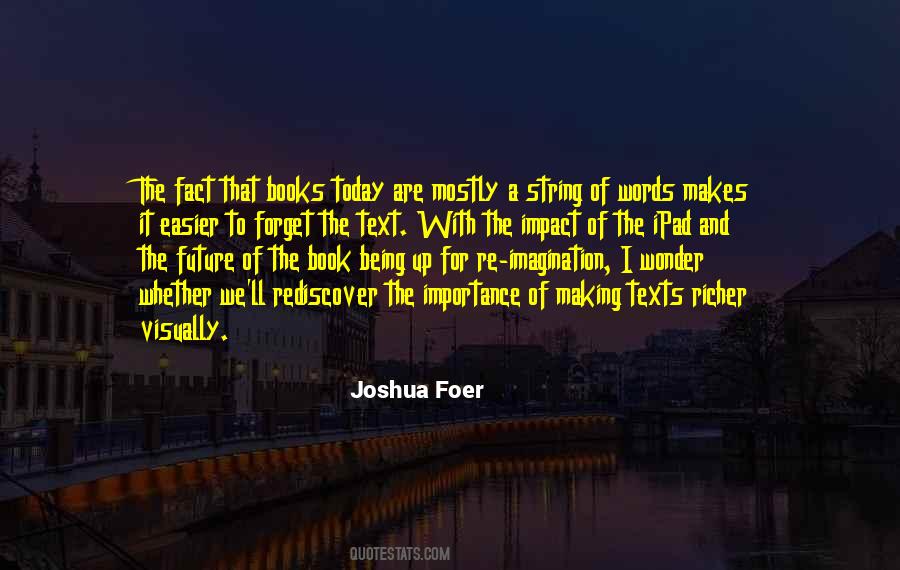 Joshua Foer Quotes #1517688