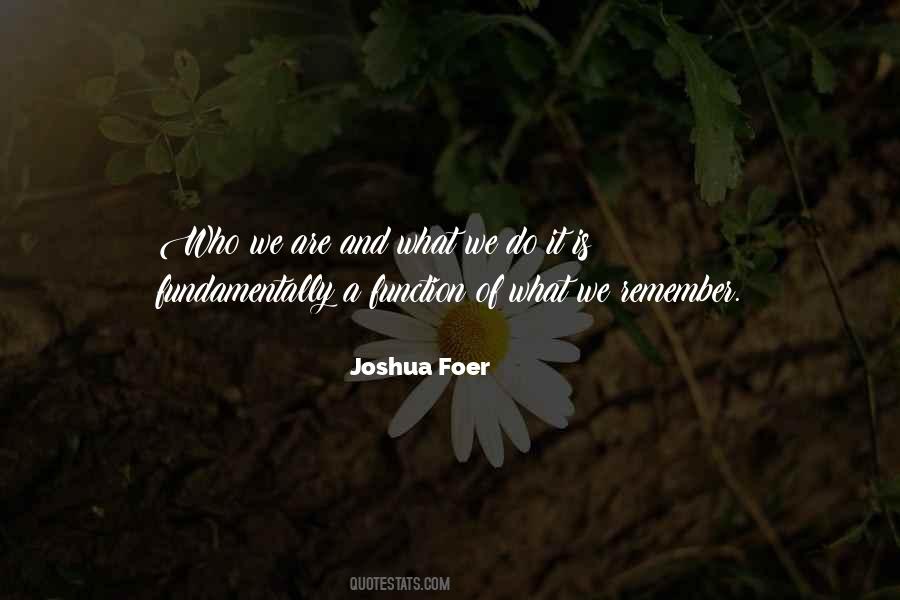 Joshua Foer Quotes #1669035