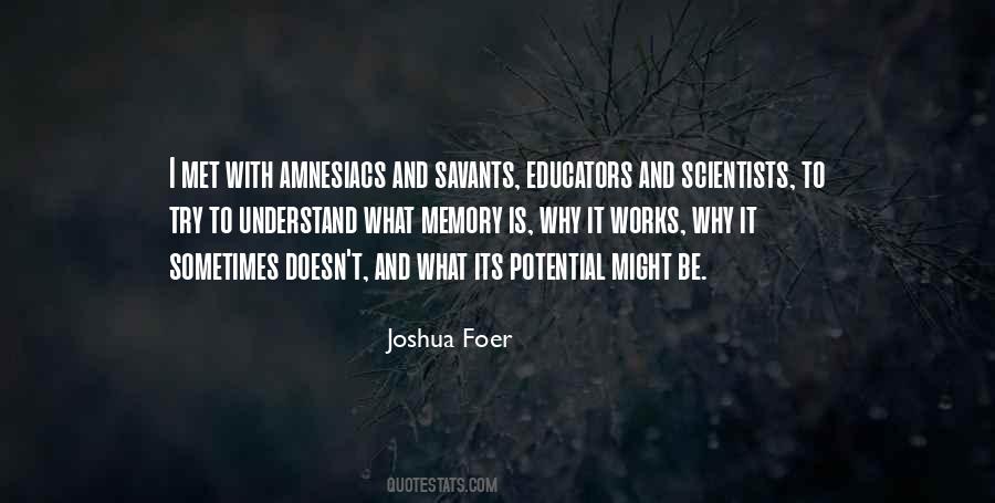 Joshua Foer Quotes #1726603