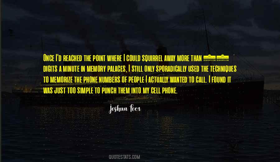 Joshua Foer Quotes #1840800