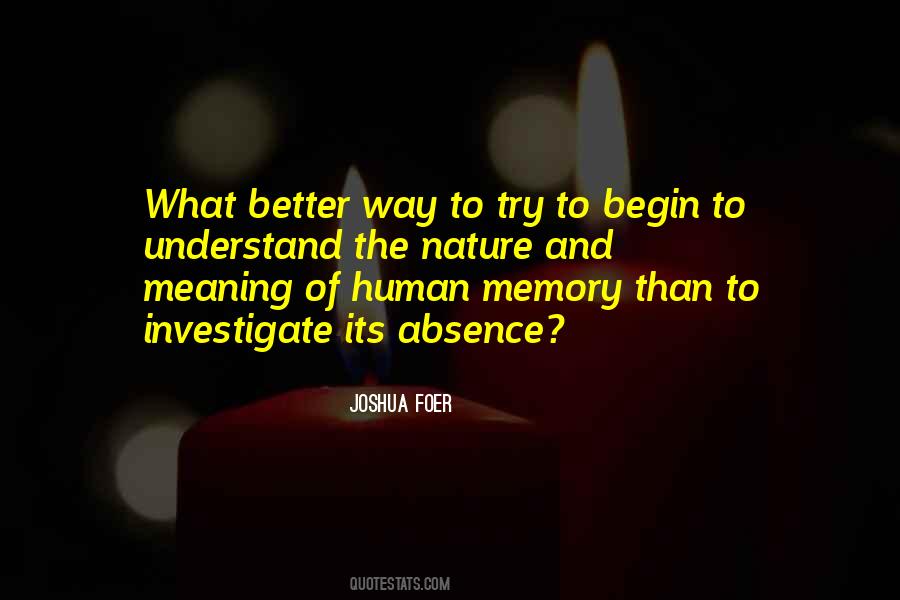 Joshua Foer Quotes #307524