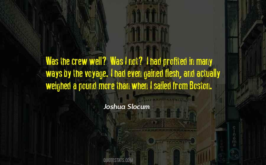 Joshua Slocum Quotes #1034729