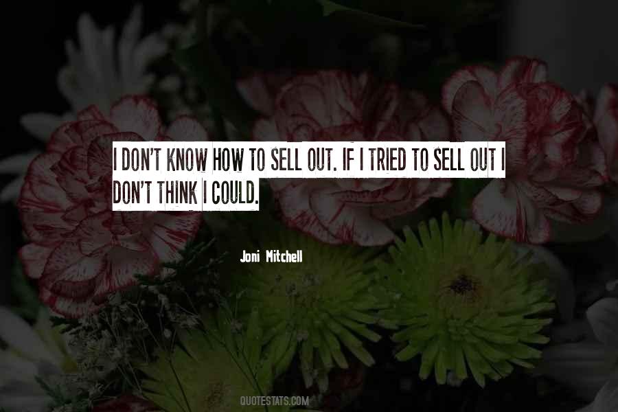 Quotes About Sell Out #1096594