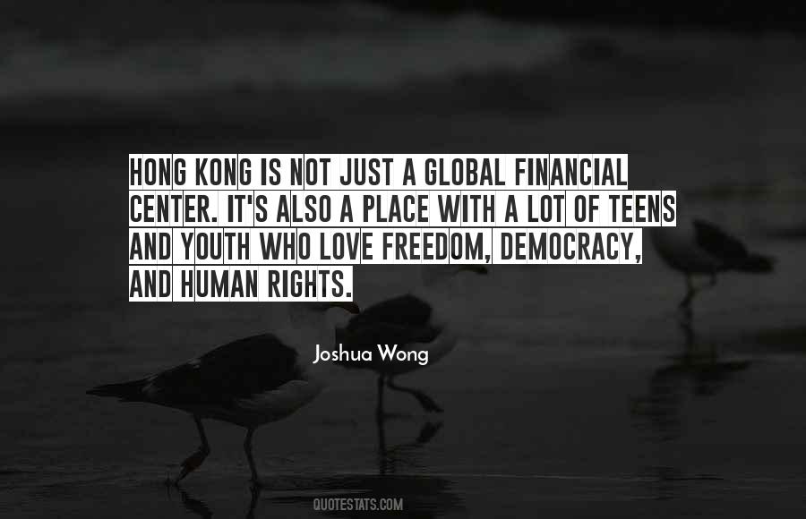 Joshua Wong Quotes #133529