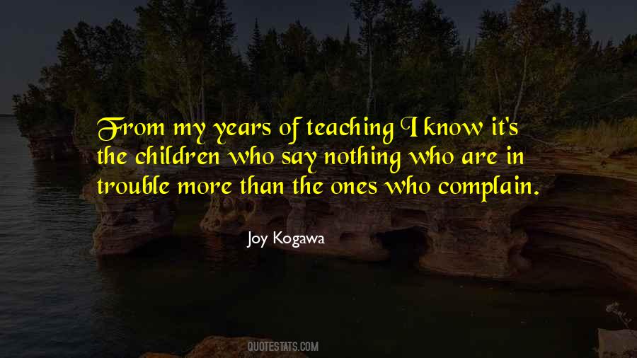 Joy Kogawa Quotes #124405
