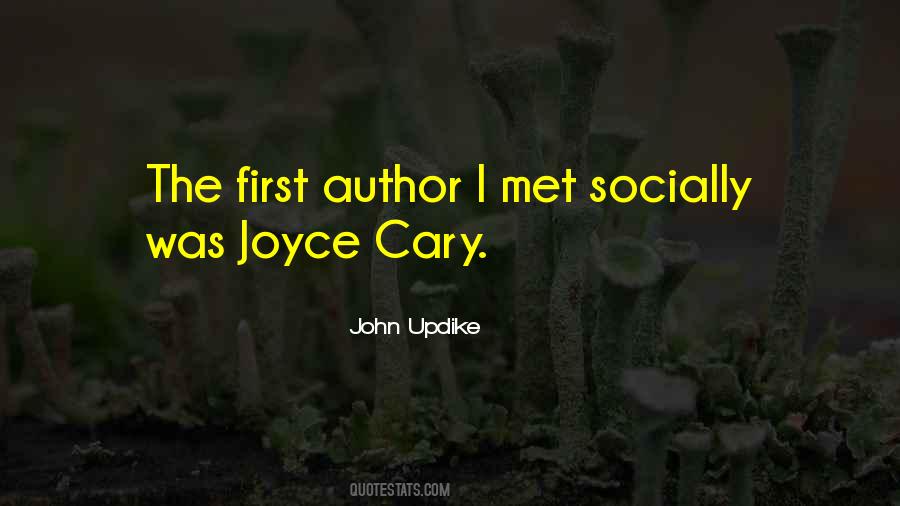 Joyce Cary Quotes #1245520