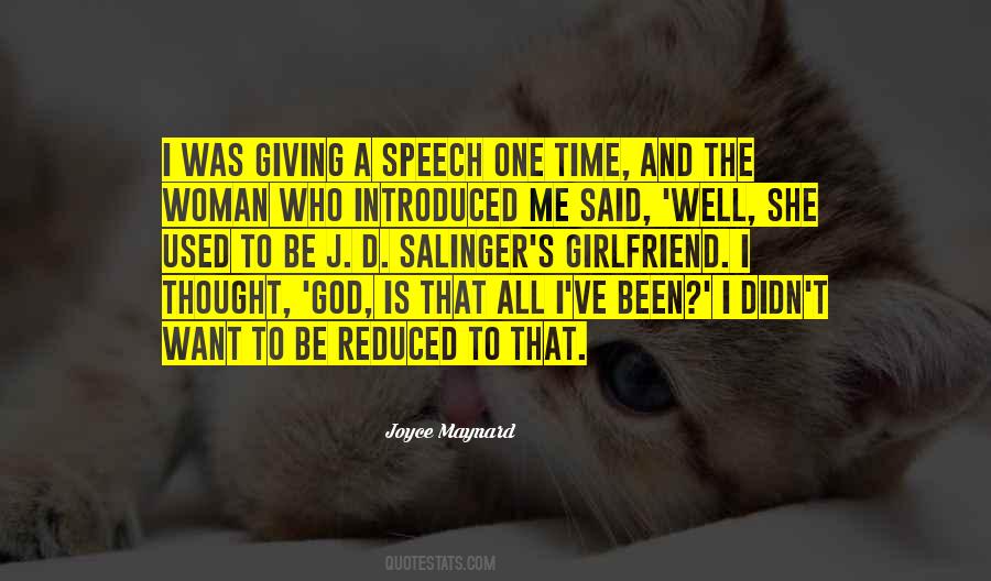 Joyce Maynard Quotes #1432783