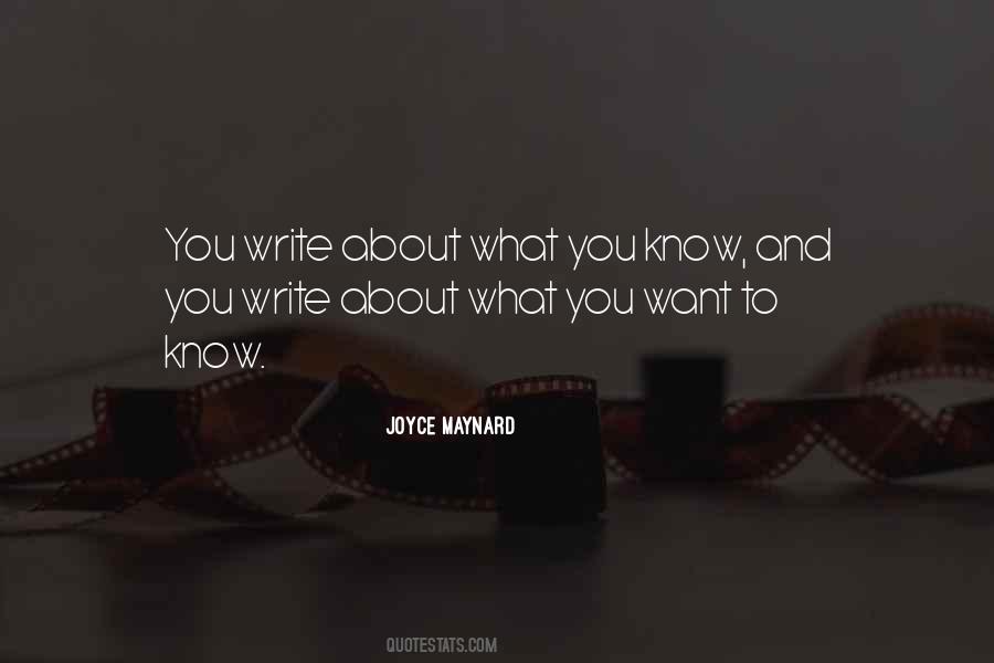 Joyce Maynard Quotes #394164