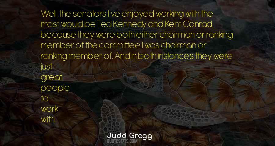 Judd Gregg Quotes #680088