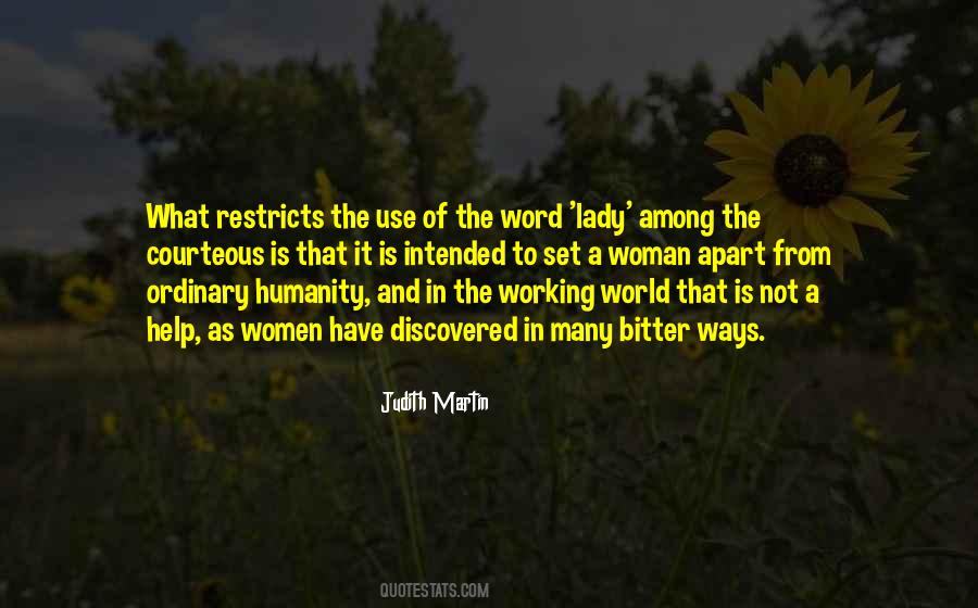 Judith Martin Quotes #219334