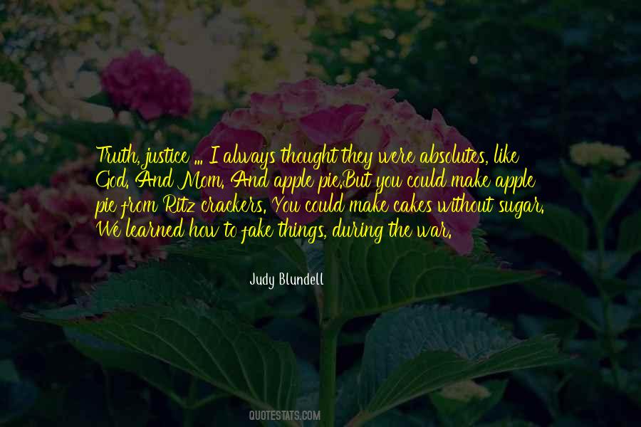 Judy Blundell Quotes #1365762