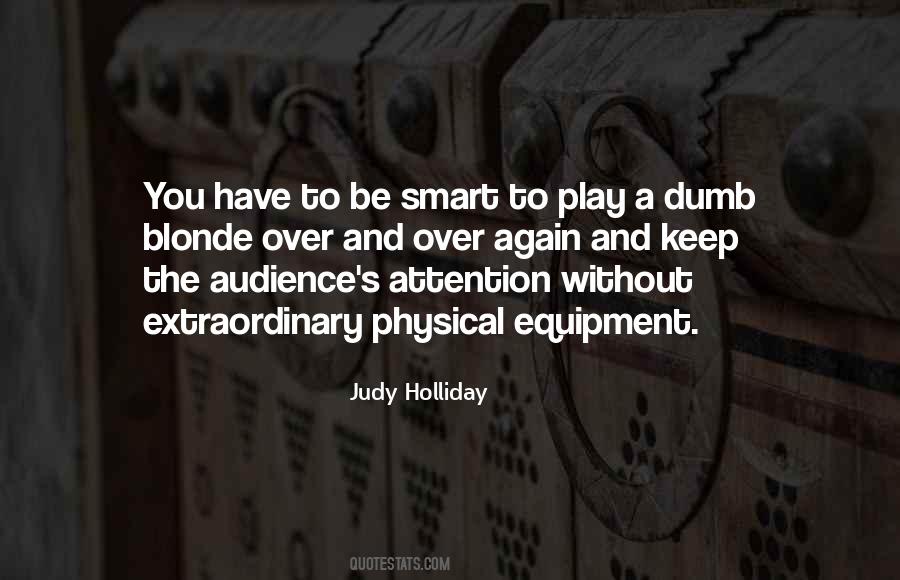 Judy Holliday Quotes #109328