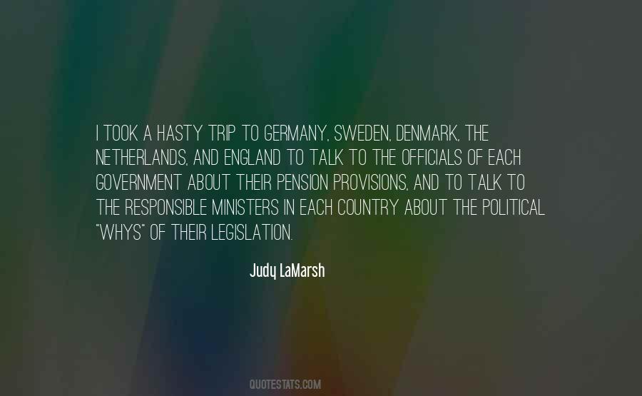 Judy Lamarsh Quotes #158993