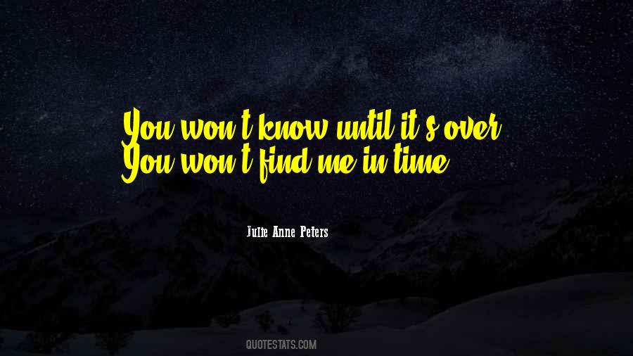 Julie Anne Peters Quotes #917391