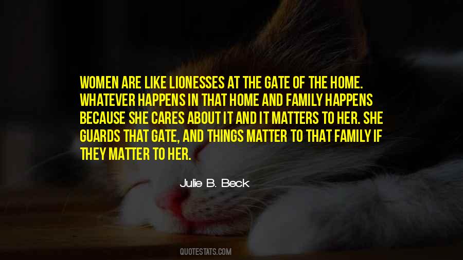 Julie B Beck Quotes #1280254