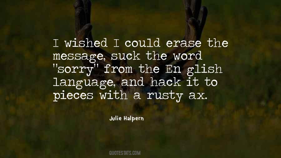 Julie Halpern Quotes #1487597