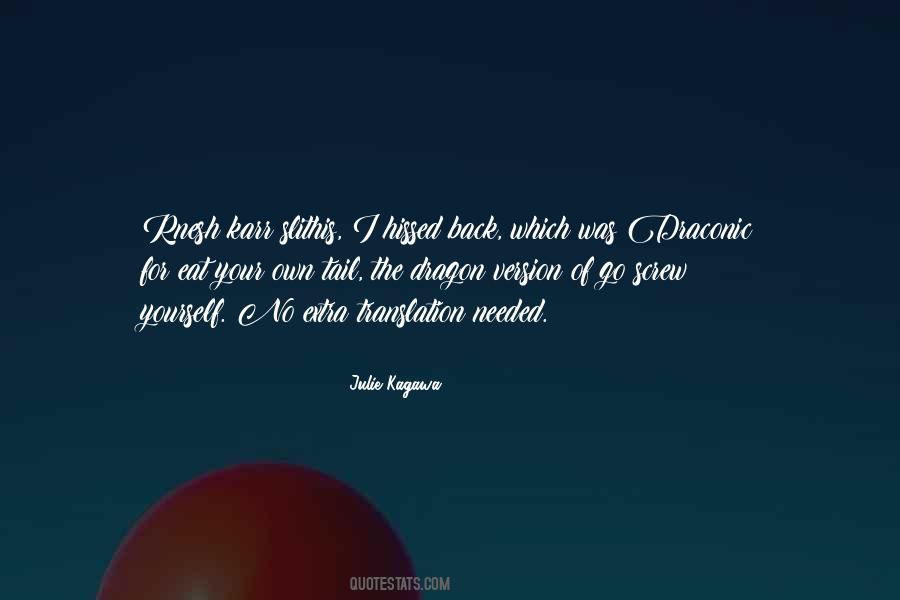 Julie Kagawa Quotes #293826