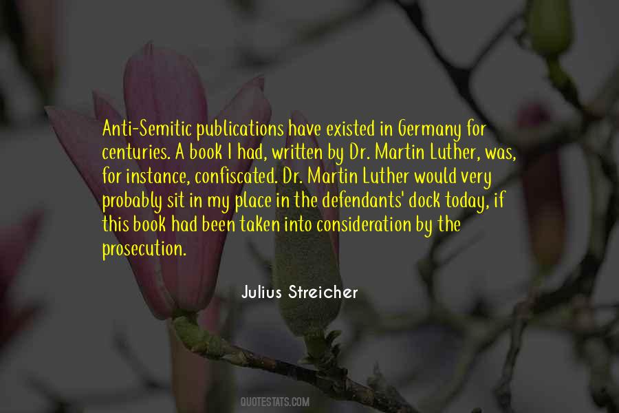 Julius Streicher Quotes #478599