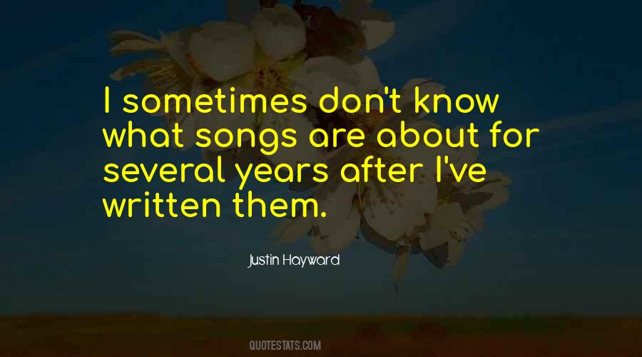 Justin Hayward Quotes #396553