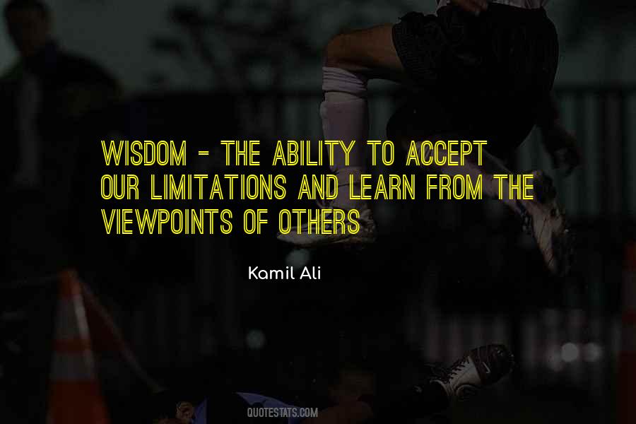 Kamil Ali Quotes #890227