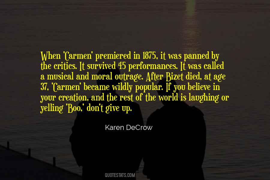 Karen Decrow Quotes #1166356