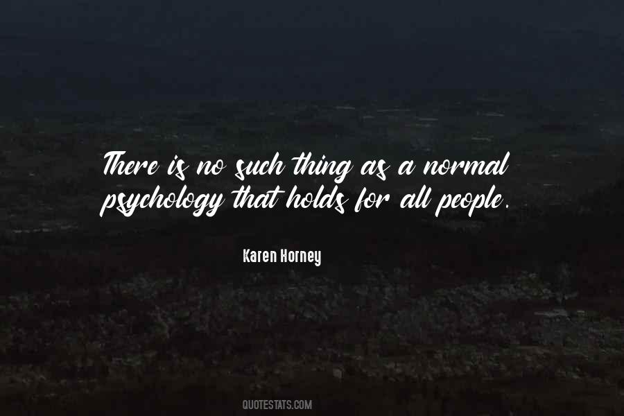 Karen Horney Quotes #185496